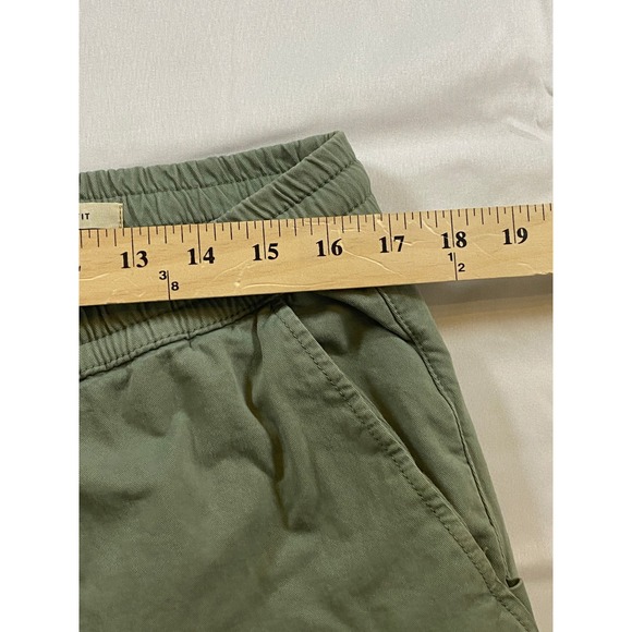 Marine Layer Mens Saturday Slim Fit Pants Olive Green Elastic Waist Large - Picture 5 of 15